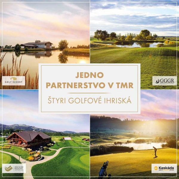 1 členstvo = hra na 4 golfových ihriskách