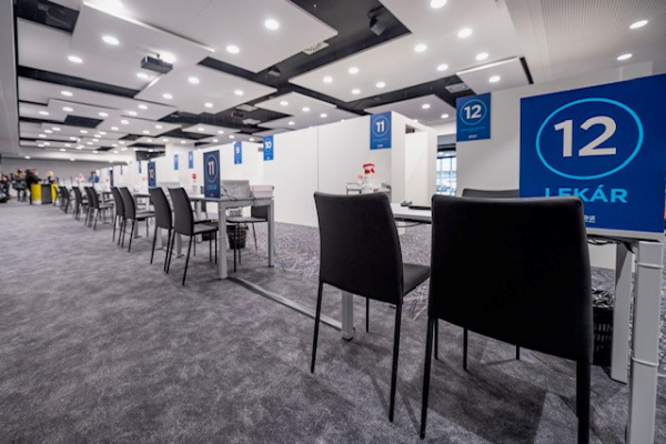 Veľkokapacitné očkovacie centrum na Národnom futbalovom štadióne  Veľkokapacitné očkovacie centrum na Národnom futbalovom štadióne